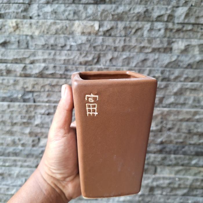 pot bonsai keramik cascade