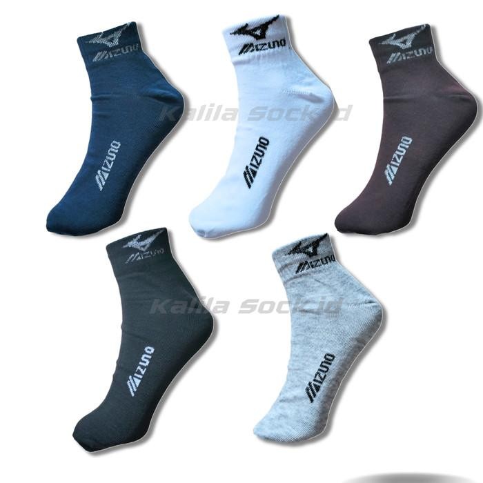 1 LUSIN KAOS KAKI SPORT PENDEK MIZUNO POLOS