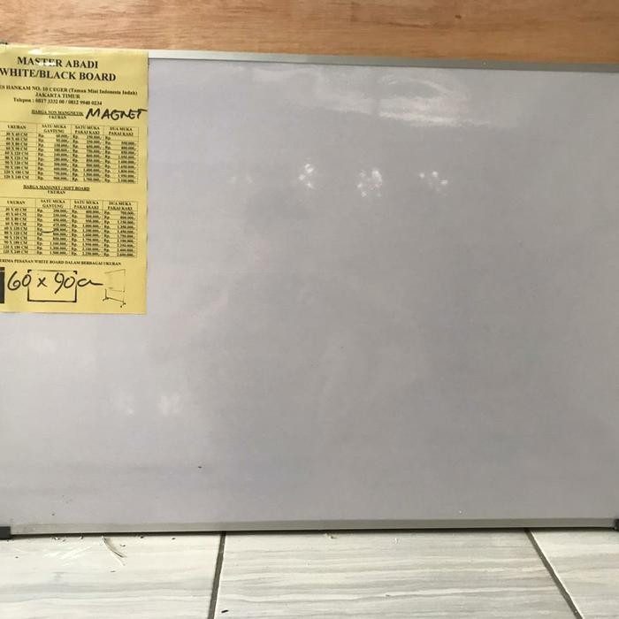 

NEW PRODUK WHITEBOARD NON MAGNETIK 60X90CM TUTI FRUITY