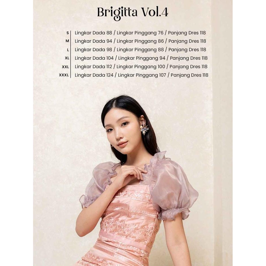 Pilihan- Miss Nomi - Brigitta Vol 4 Dress Bodycon / Dress Brokat / Dress Pesta / Dress Wanita /