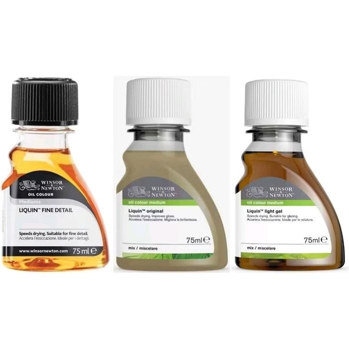 

NEW PRODUK LIQUIN WINSOR & NEWTON 75 ML # ORIGINAL / FINE DETAIL / LIGHT GEL MAWAR-89