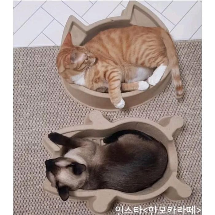 

NEW PRODUK CAT BANG - NATURAL PAPER PULP CAT NEST/TEMPAT TIDUR KUCING MAWAR-89