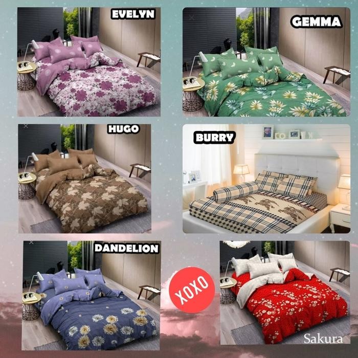NEW PRODUK SPREI KATUN VALLERY QUINCY INTERNAL EXTRA KING 200X200 TINGGI 30 TUTI FRUITY