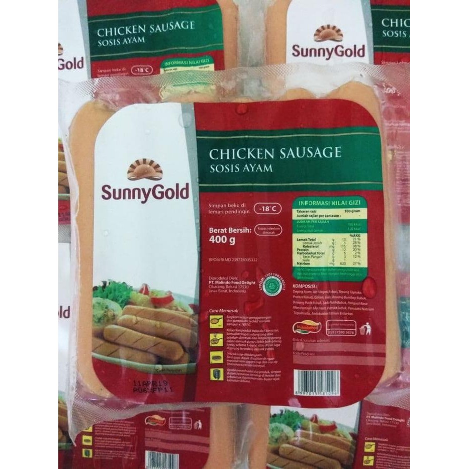 

Pilihan- Sunny Gold Sosis Ayam / Sosis Keto