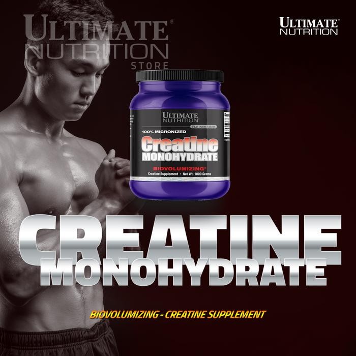 Ultimate Nutrition Micronized Creatine Monohydrate suplemen fitness / suplemen gym / suplemen