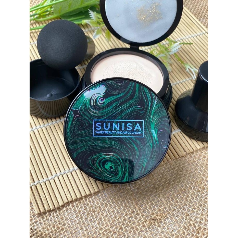 Pilihan- [Bundle 4 Bedak Sunisa Original] 100% Air Cushion Bedak Sunisa Cushion Waterproof