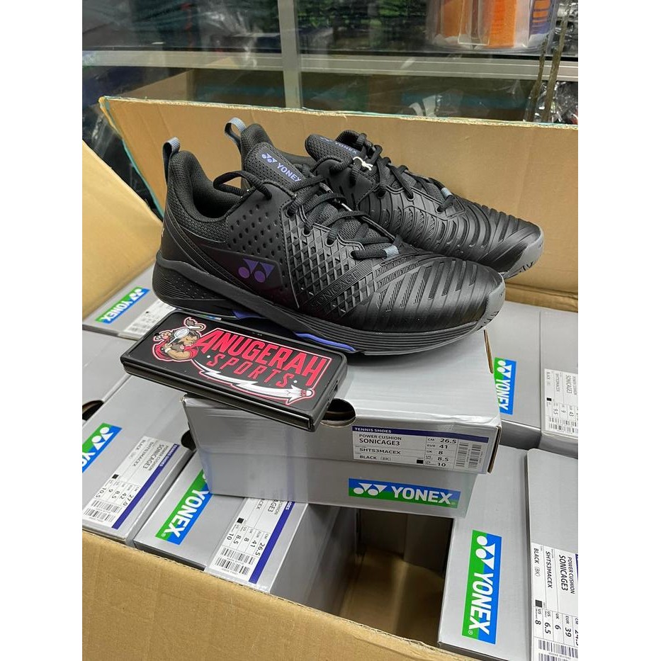 Terbaik Sepatu Tennis Tenis Yonex Power Cushion Sonicage 3 / Sonicage3 / Shts3Macex Original 100%