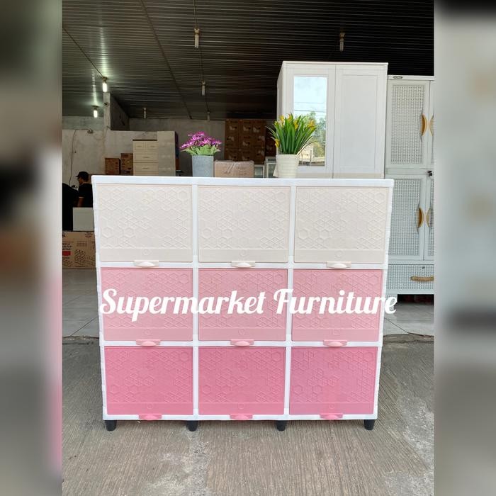 LEMARI PLASTIK CLUB TRIPLE FLIP DREAMLINE LEMARI PLASTIK CLUB TERBARU