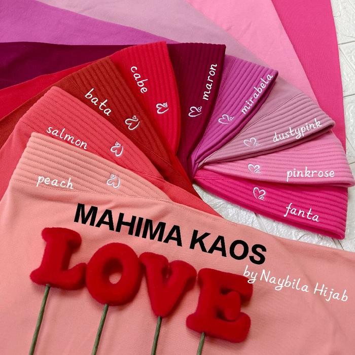 Pilihan- Hijab Mahima Pet Antem Bahan Kaos Ready A