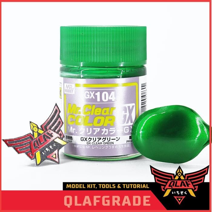

Mr Color GX CLEAR GREEN GX104 GX 104 cat gundam model kit airbrush