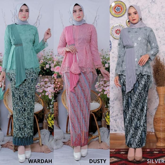 KEBAYA MUSLIM WANITA SELENDANG / KEBAYA MODERN / KEBAYA PESTA