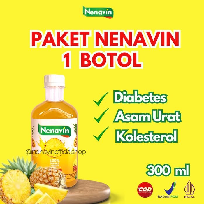 

TERMURAH Nenavin Cuka Nanas Minuman Masa Kini 300 ml BPOM dan Halal Bisa READY STOCK