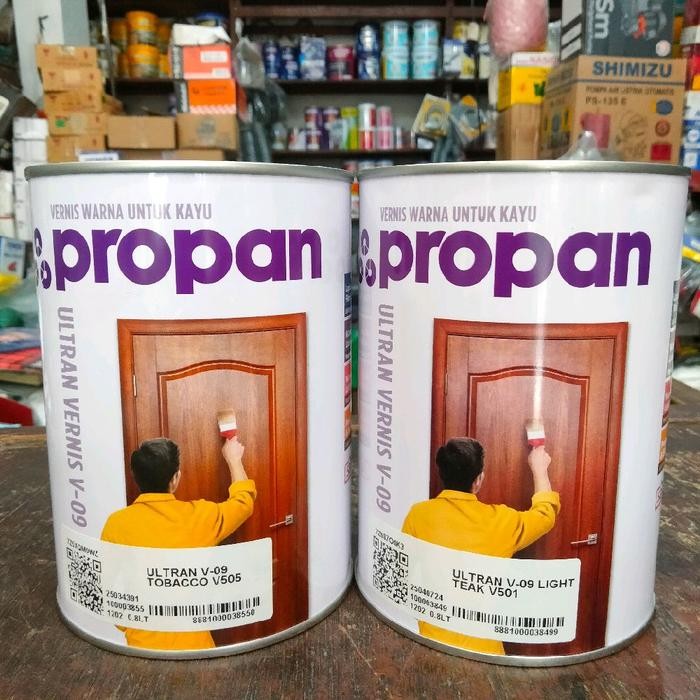 Terbaik Propan Ultran V 09 Politur Kayu Vernis Pernis Harga Per Kaleng 100% Ori