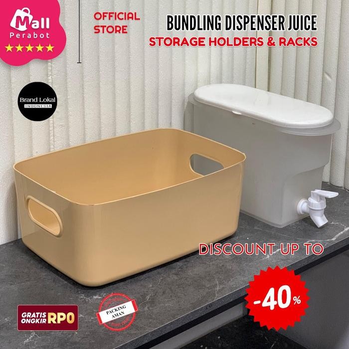 Mall Perabot Dispenser Juice 3.5 liter Tempat Air Minum Jus Wadah Serbaguna Storage Plastik