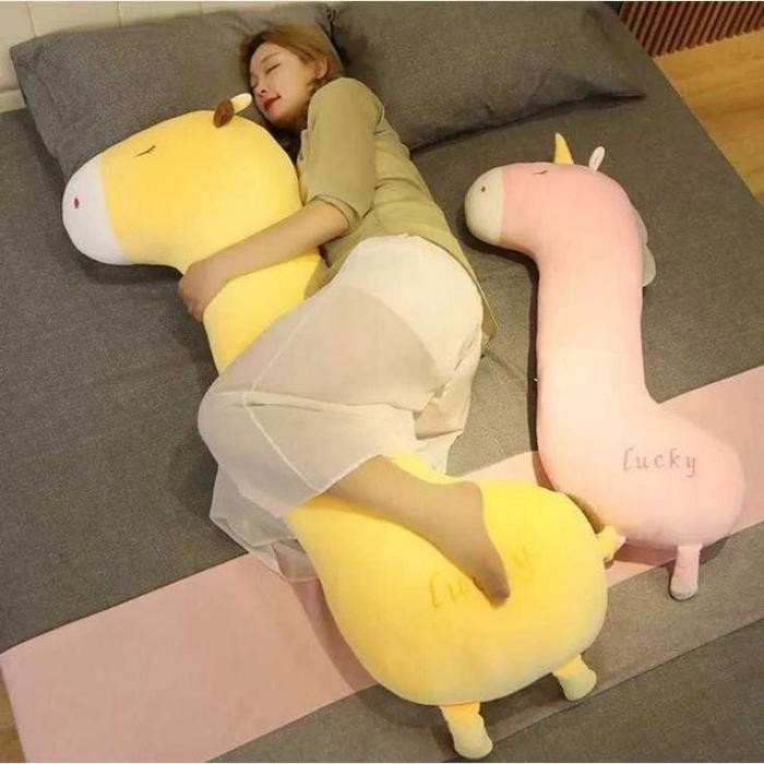 Rds - Guling Unicorn Lucu Ukuran 120Cm Jumbo Halus Lembut Guling Unicorn Jumbo Dolls Toys