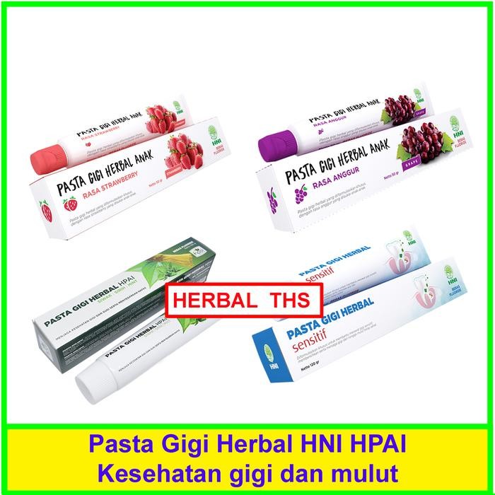 Pilihan- Pgh Siwak Sensitif Pasta Gigi Herbal Odol Anak Anggur Stoberi Hni Hpai