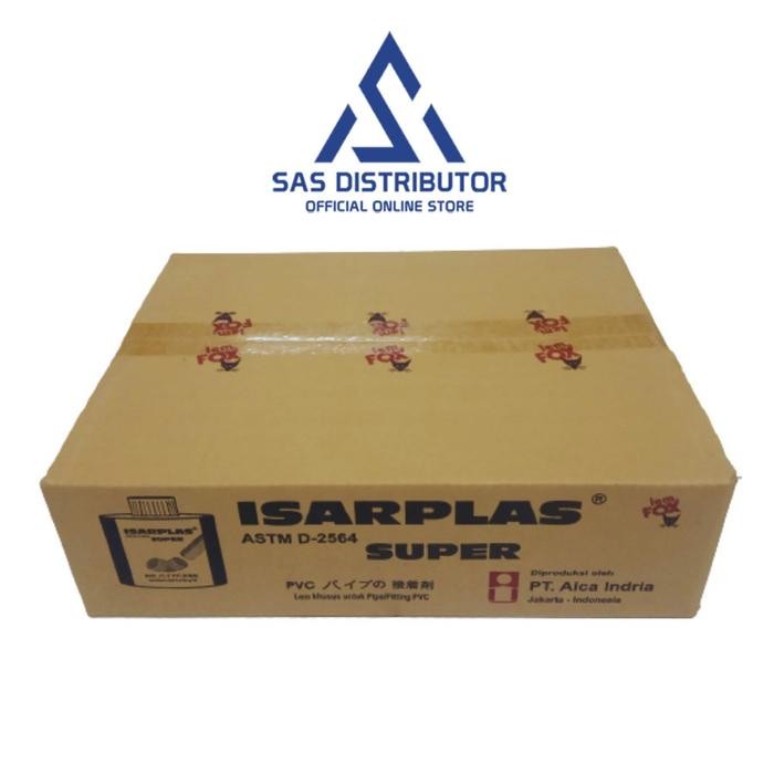 Terbaru Lem Isarplas Kaleng 400 Gram / Lem Fox Isarplas Kaleng / Lem Pipa Pvc / Isarplas Kuas / Lem