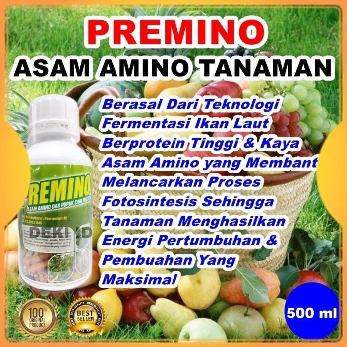 Premino 500 ml Pupuk Asam Amino Tanaman Nutrisi Organik Cair Aminosan