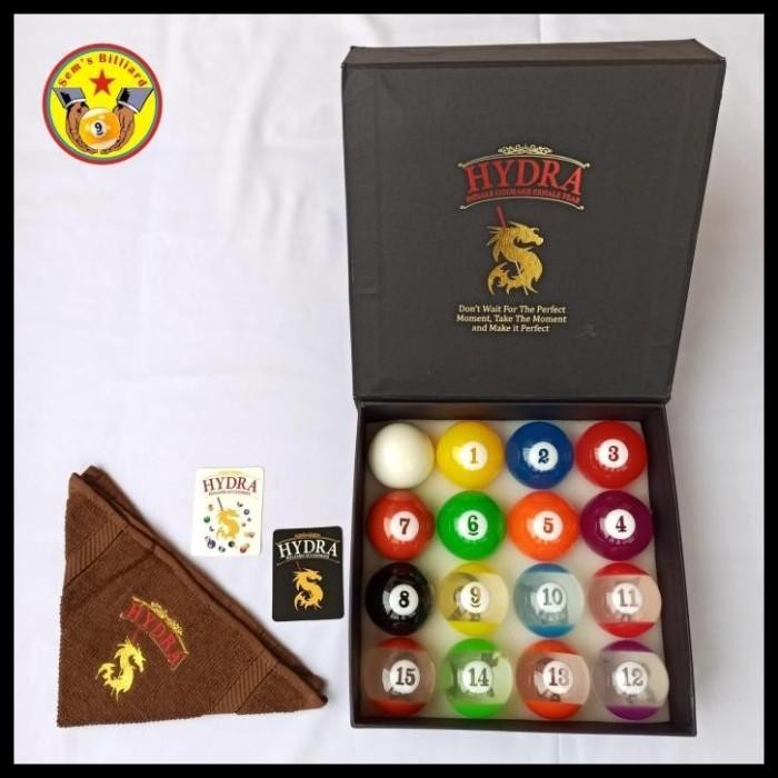 Bisa Grab Promo Hydra Billiard Ball Transparant - Bola Biliar Hydra - Bola