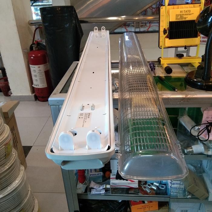 Spesial Kap Lampu Outdoor Waterproof Tcw 2X36 Anti Pecah Zetalux Terlariss 