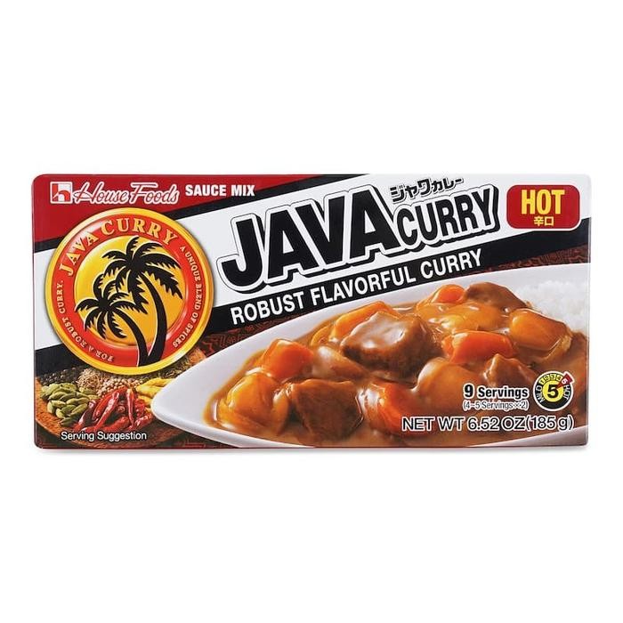 

Stok Baru Bumbu Kari House Foods Java Curry Hot Robust Flavour 185 Gram