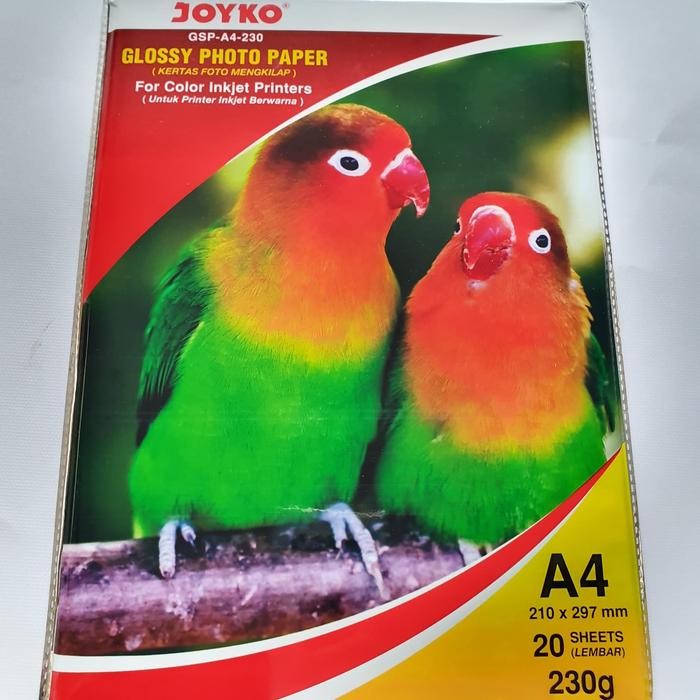 

Photo Paper Joyko Kertas Foto Glossy 230g A4