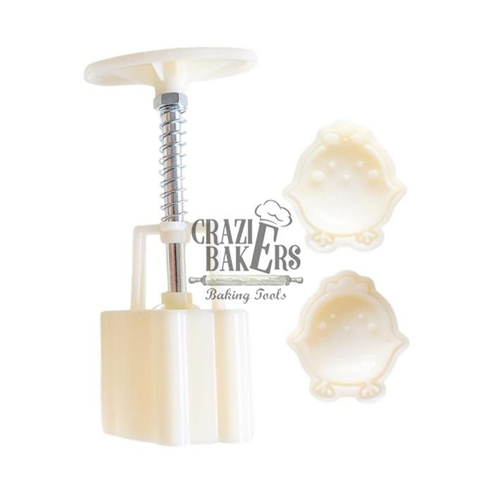 Cetakan Kue Bulan Ayam Chick Mini Chicken Mooncake Mold 50 G