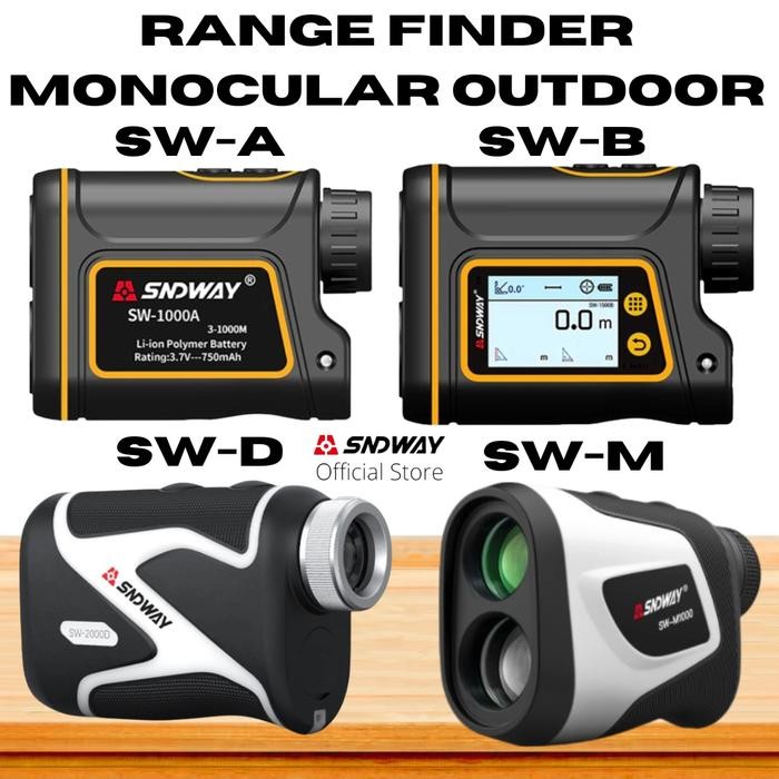 

SALE SNDWAY Range Finder Laser Outdoor Golf Hunting Telescope Monocular SW-A/B/D/M