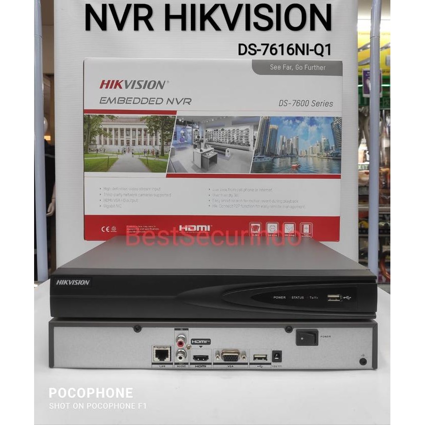 NVR HIKVISION 16CH DS 7616NI-Q1