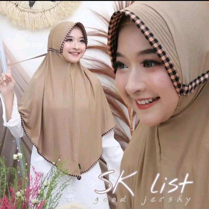 Pilihan- Terlaris (Cod) Hijab Instan Serut Kotak Besar Jilbab Serut Jokowi Jumbo Jersey