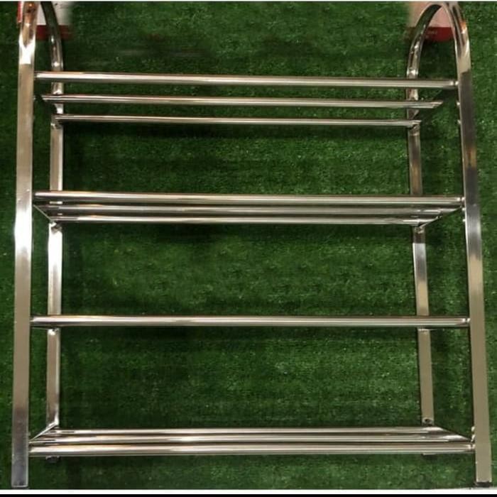 ASLI rak sendal&sepatu stenlis READY STOCK