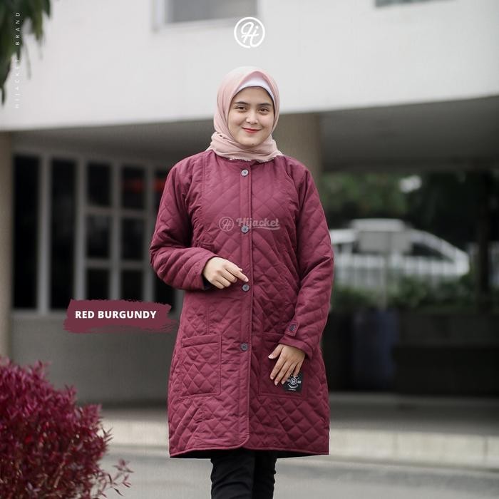 TERLARIS HIJACKET - Jaket Hijaber Belva Jaket Wanita Panjang outerwear Jaket Umroh Jaket Parka