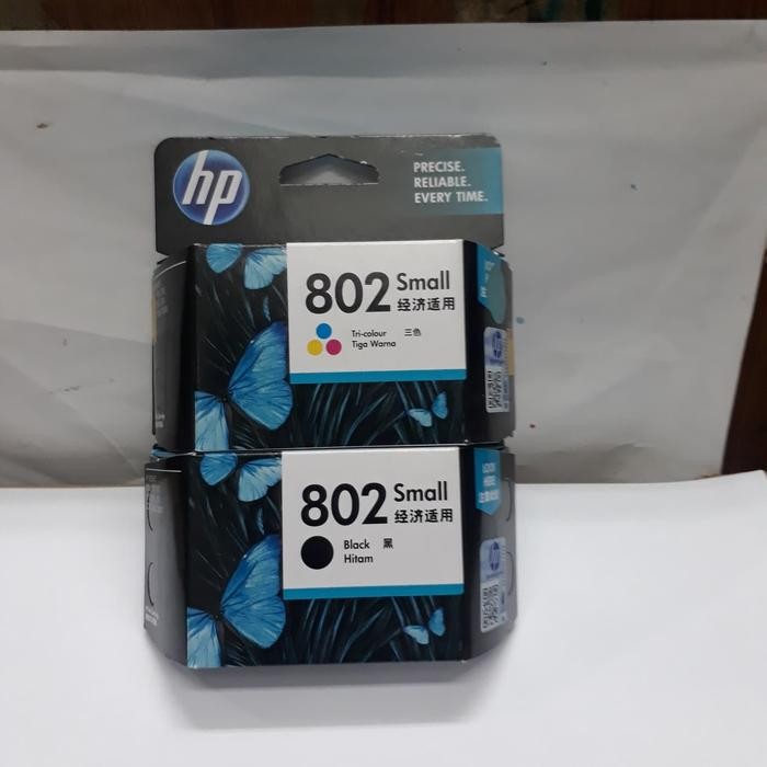 Tinta Hp 802 Black + 802 Color Original 1 Set