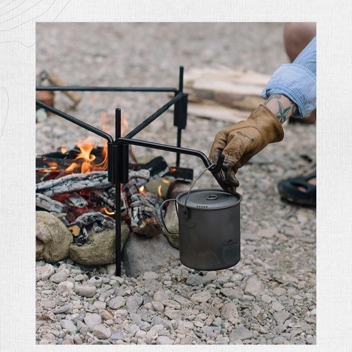 FIRE RACK / GANTUNGAN / TRIPOD PANCI CAMPING NATUREHIKE NH20PJ208