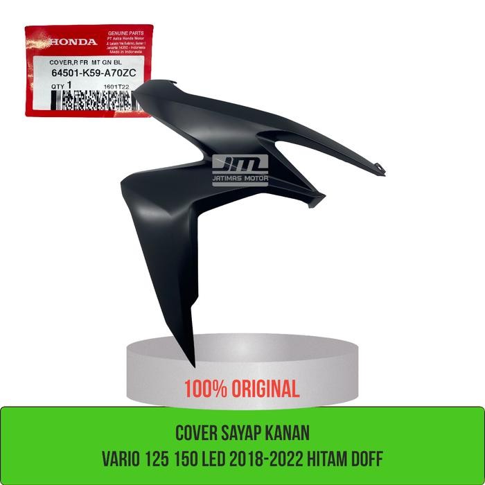 Cover Sayap New Vario 125 150 Hitam Doff 64501-K59-A70Zc 64601-K59-A70