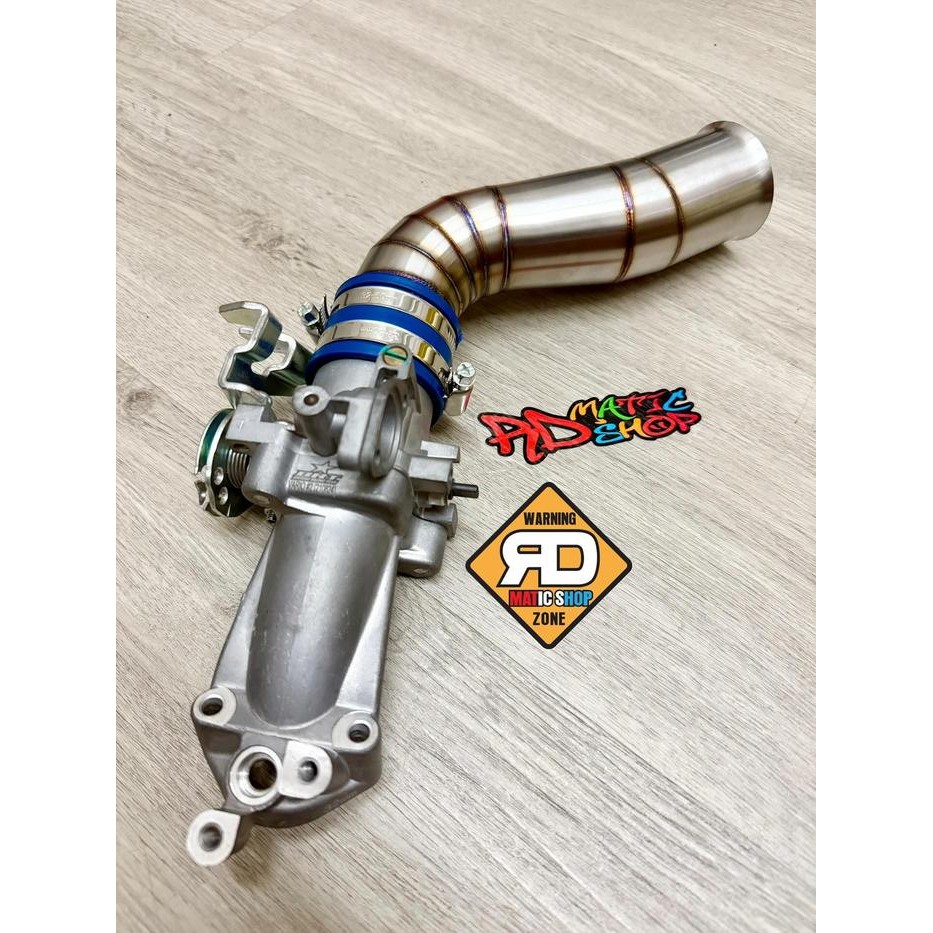 Mantab Air Intake Connecting Stainless Sps Vario 125 150 Pcx Cbu Untuk Tb Brt Dan Sejenisnya