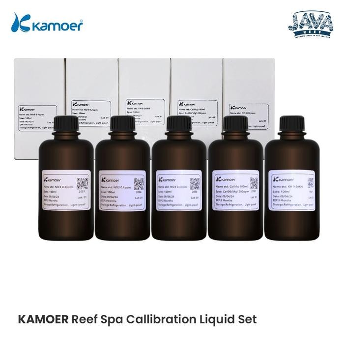 KAMOER REEF SPA CALIBRATION LIQUID SET NO3, KH, CA, MG
