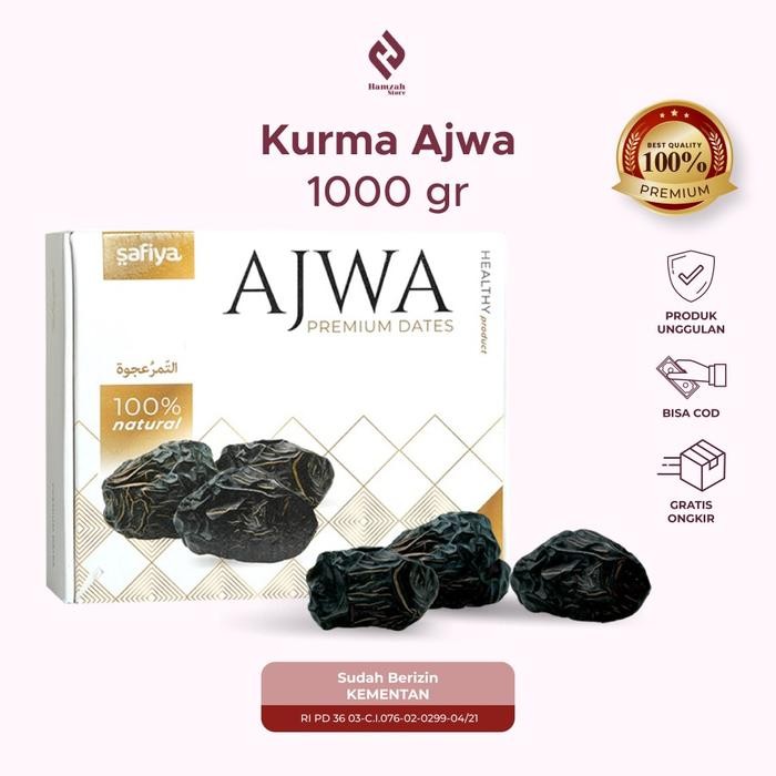 Kurma Ajwa 1 Kg Kurma Premium Original safiya