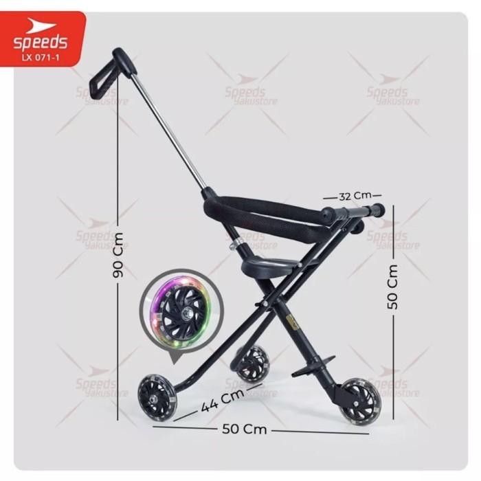 Stroller Sepeda Trike Anak Bayi Kereta Dorong Baby Roda 3