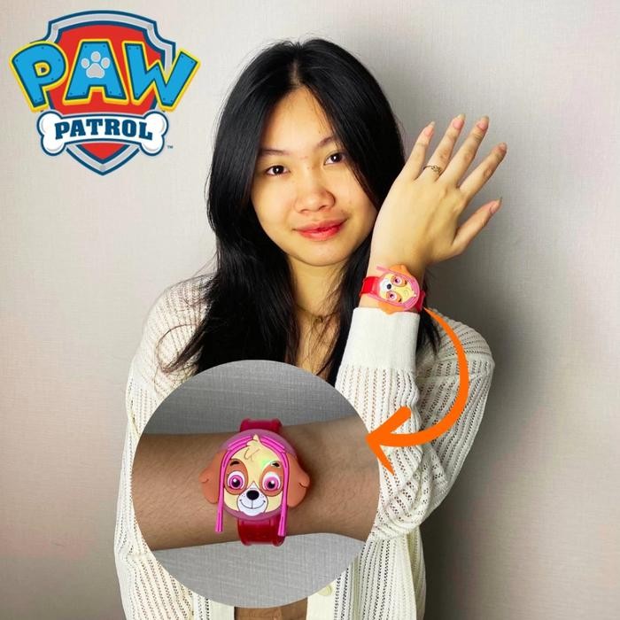ASLI Paw Patrol, Hello Kitty & Friends LED Light Up Bands - Gelang Mainan Aksess Anak dengan Lampu