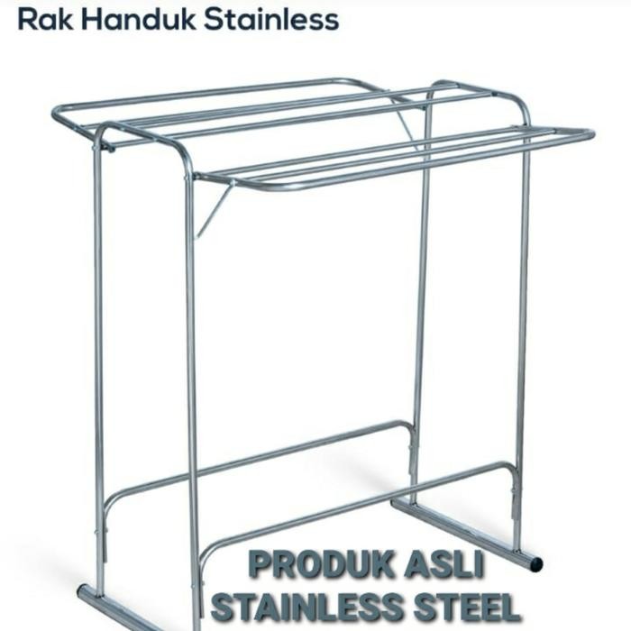 RAK HANDUK STAINLESS BIMA, JEMURAN HANDUK STAINLESS BIMA BINAKARYA
