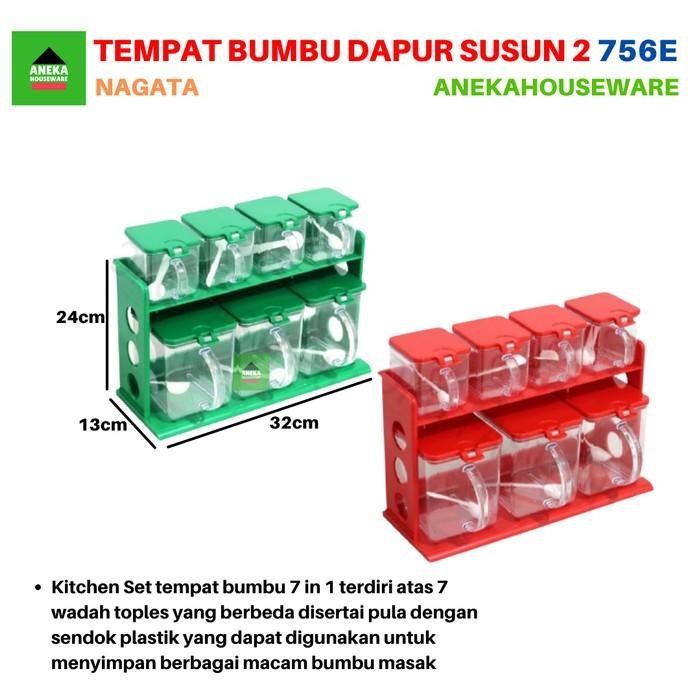 TEMPAT BUMBU SUSUN 2 KITCHEN SET 756 E NAGATA