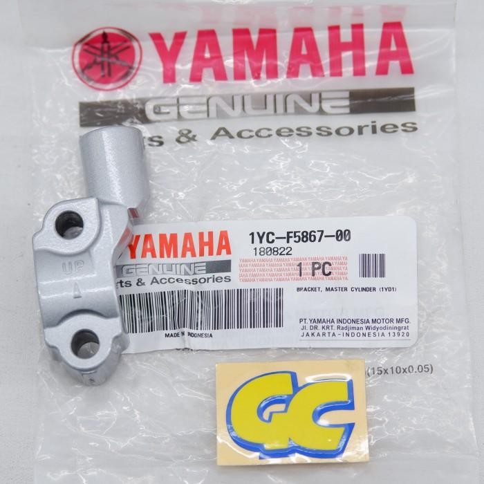 Dudukan Spion Warna Silver Yamaha Fino Ori