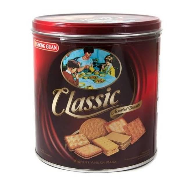 Khong Guan Classic Assorted Biscuits Kaleng 350 gram