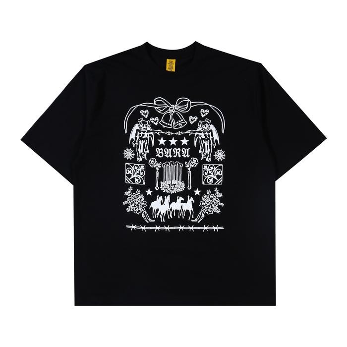 Buru Studio -Buru Tribe Tee Black best seller
