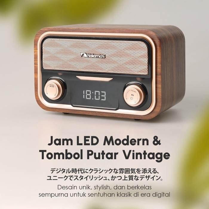 Nakamichi Soundbox Lite Speaker Portable Audio Wireless Bluetooth Speakers Retro