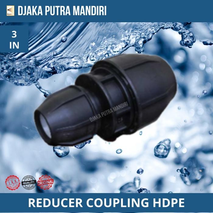>*>*>*>*] SAMBUNGAN PIPA HDPE - COUPLING REDUCER PIPA HDPE 3 x 2 INCHI