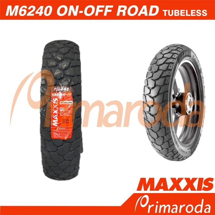 Ban motor On-Off Road MAXXIS M6240 130/80 Ring 17 130/80-17 Tubeless