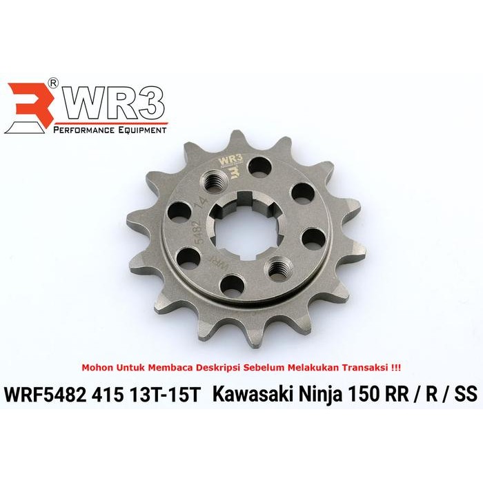 Daytona - Gear Depan Wr3 415 428 520 Ninja 150 Rr R Ss Cbr 250Rr Gsx 150 Rx King