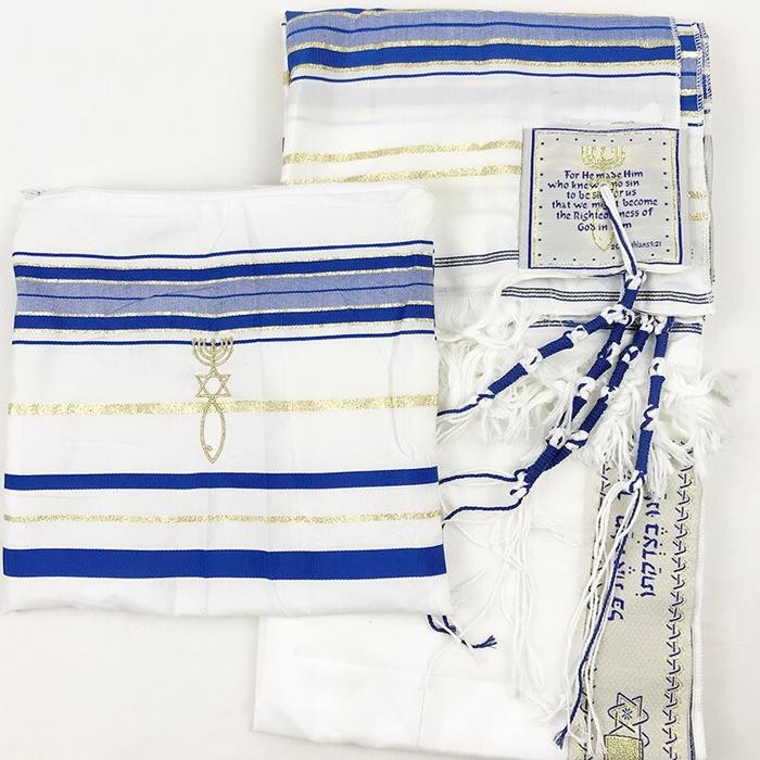 Promo Tallith Shawl Jewish Tallit Syal 60Cm Talith Tallith Talitot Jewish
